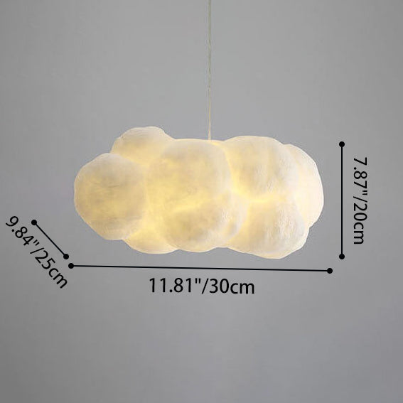 Suspended Ceiling Fixture with Steel Frame & Fabric Shade – Adjustable Height Overhead Lamp for Dining Areas, Bedrooms & Kitchen Islands – W | Thomler