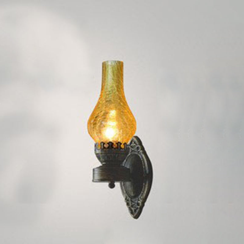 Industrial Bronze Metal Wall Sconce 16.5 in E26 Socket Hardwired Fixture for Hallways Bedrooms Living Rooms Entryways | Thomler