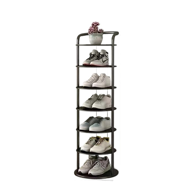 Vertical Footwear Tower 30 in Tall Multi-Level Steel Frame Hallway Organizer Slim Profile Space Saver for Apartments Dorms Modern Entryways | Thomler
