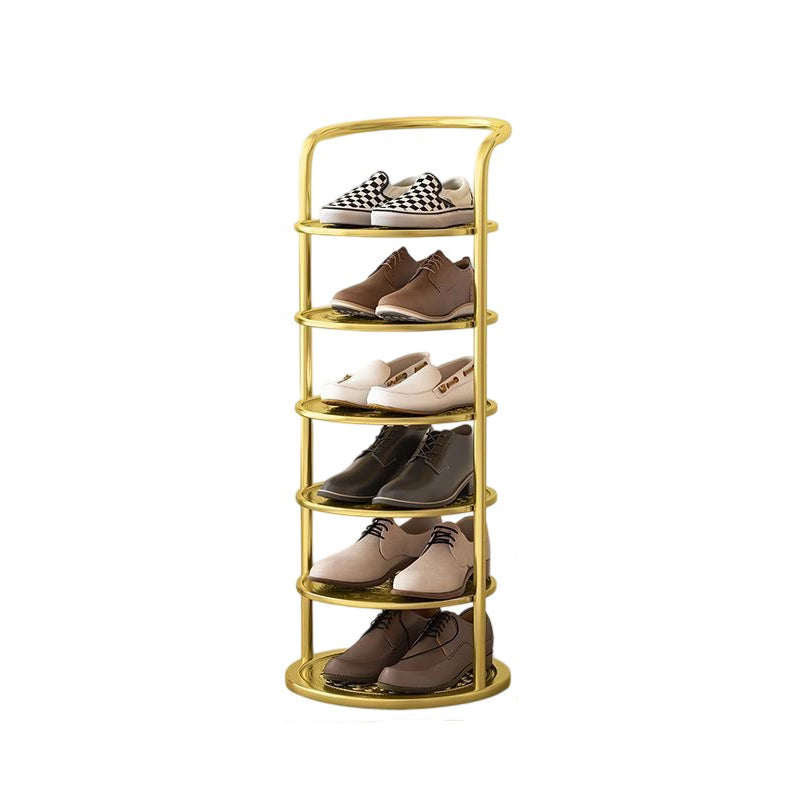 Vertical Footwear Tower 30 in Tall Multi-Level Steel Frame Hallway Organizer Slim Profile Space Saver for Apartments Dorms Modern Entryways | Thomler