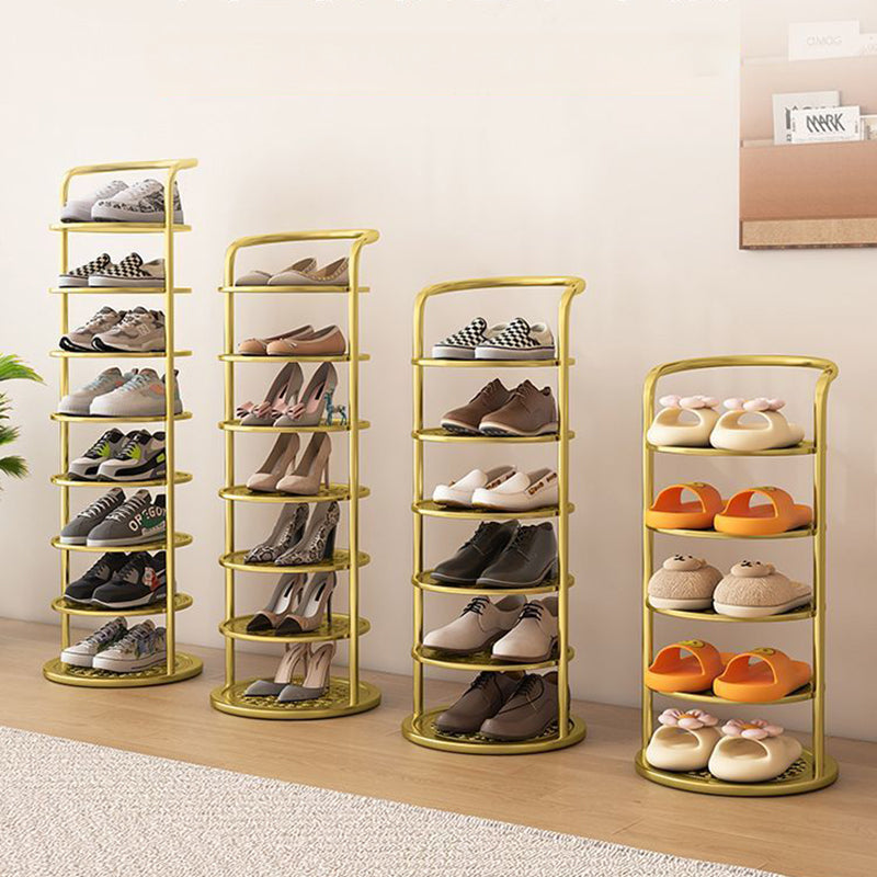 Vertical Footwear Tower 30 in Tall Multi-Level Steel Frame Hallway Organizer Slim Profile Space Saver for Apartments Dorms Modern Entryways | Thomler
