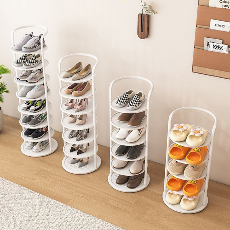 Vertical Footwear Tower 30 in Tall Multi-Level Steel Frame Hallway Organizer Slim Profile Space Saver for Apartments Dorms Modern Entryways | Thomler