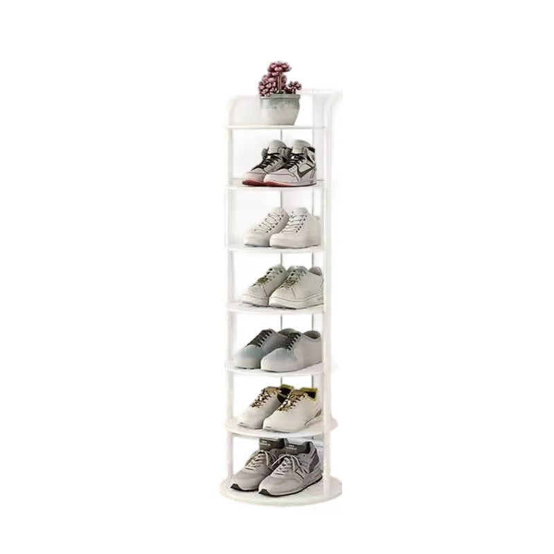 Vertical Footwear Tower 30 in Tall Multi-Level Steel Frame Hallway Organizer Slim Profile Space Saver for Apartments Dorms Modern Entryways | Thomler