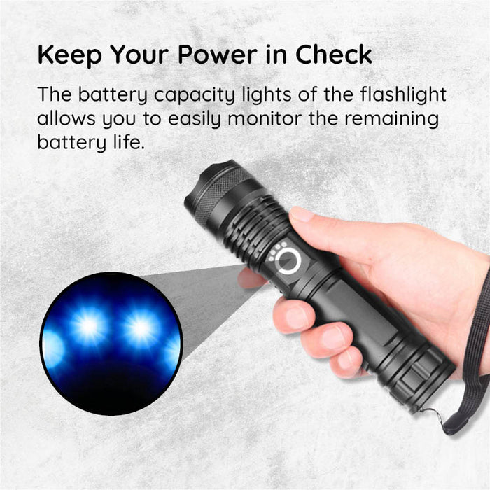 Leistungsstarke USB-Taschenlampe