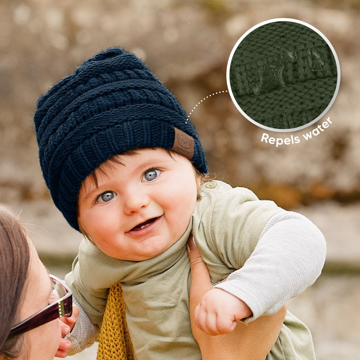 3-Pack Stretchy Baby Beanies