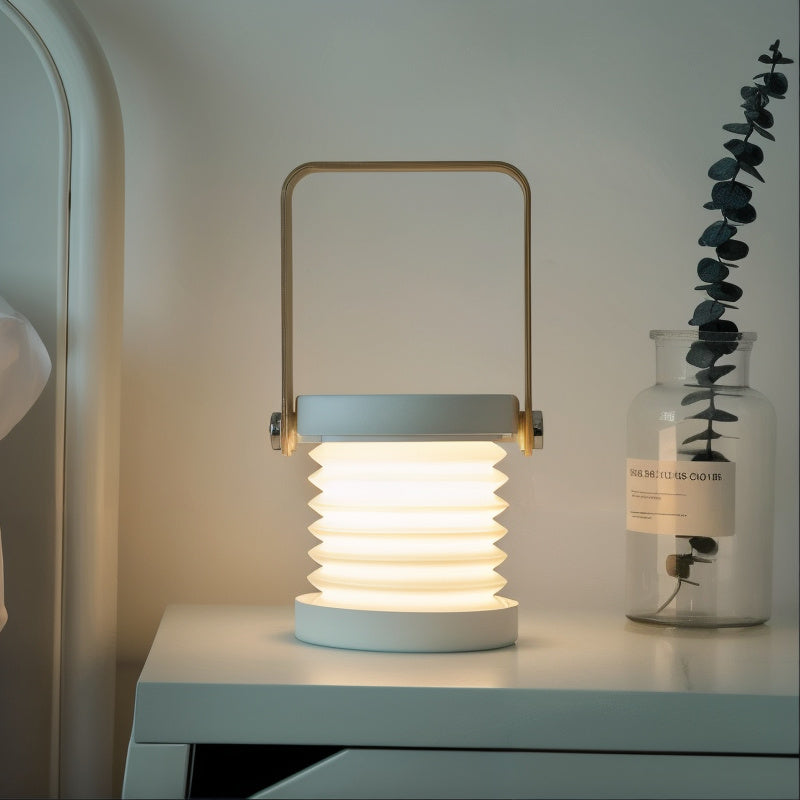 Rechargeable LED Lantern with Touch Dimmer Control & 360° Swivel Head for Bedroom, Living Room & Portable Lighting | Thomler