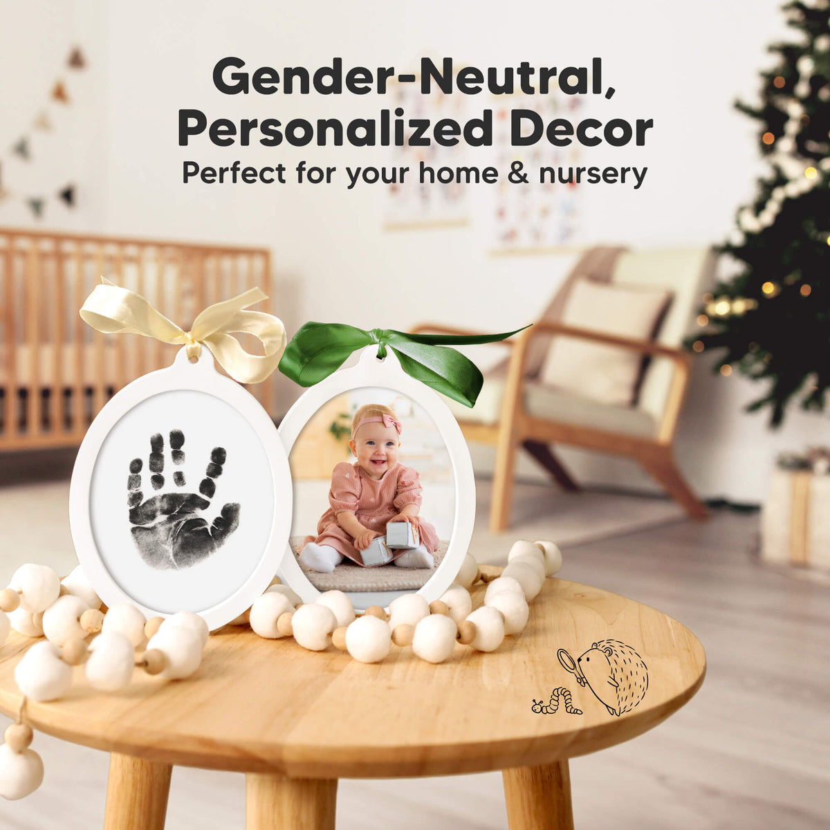 Inktloze Baby-afdruk en Foto-ornamenten