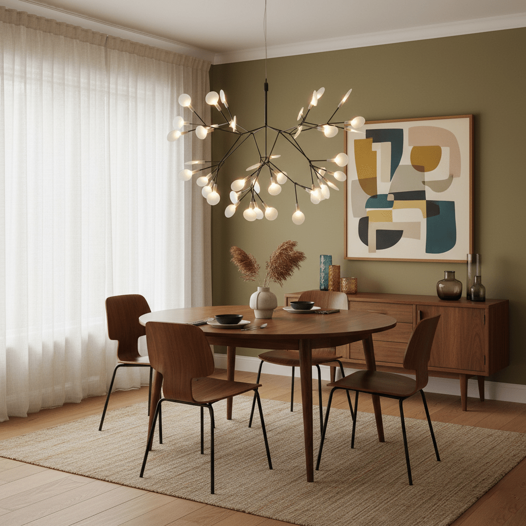 Vertakkende led-kroonluchter met acryl bloemblaadjes, zwarte afwerking, 20W geïntegreerde verlichting, dimbaar, optionele afstandsbediening, modern statement-armatuur, voor binnenshuis/woonkamer
