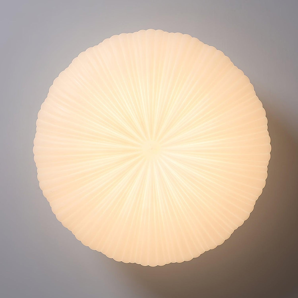 Round Flush Mount LED Light with Remote Control White 22 Inch Dimmable for Bedroom Living Room Kitchen Modern Low Profile Fixture | Thomler