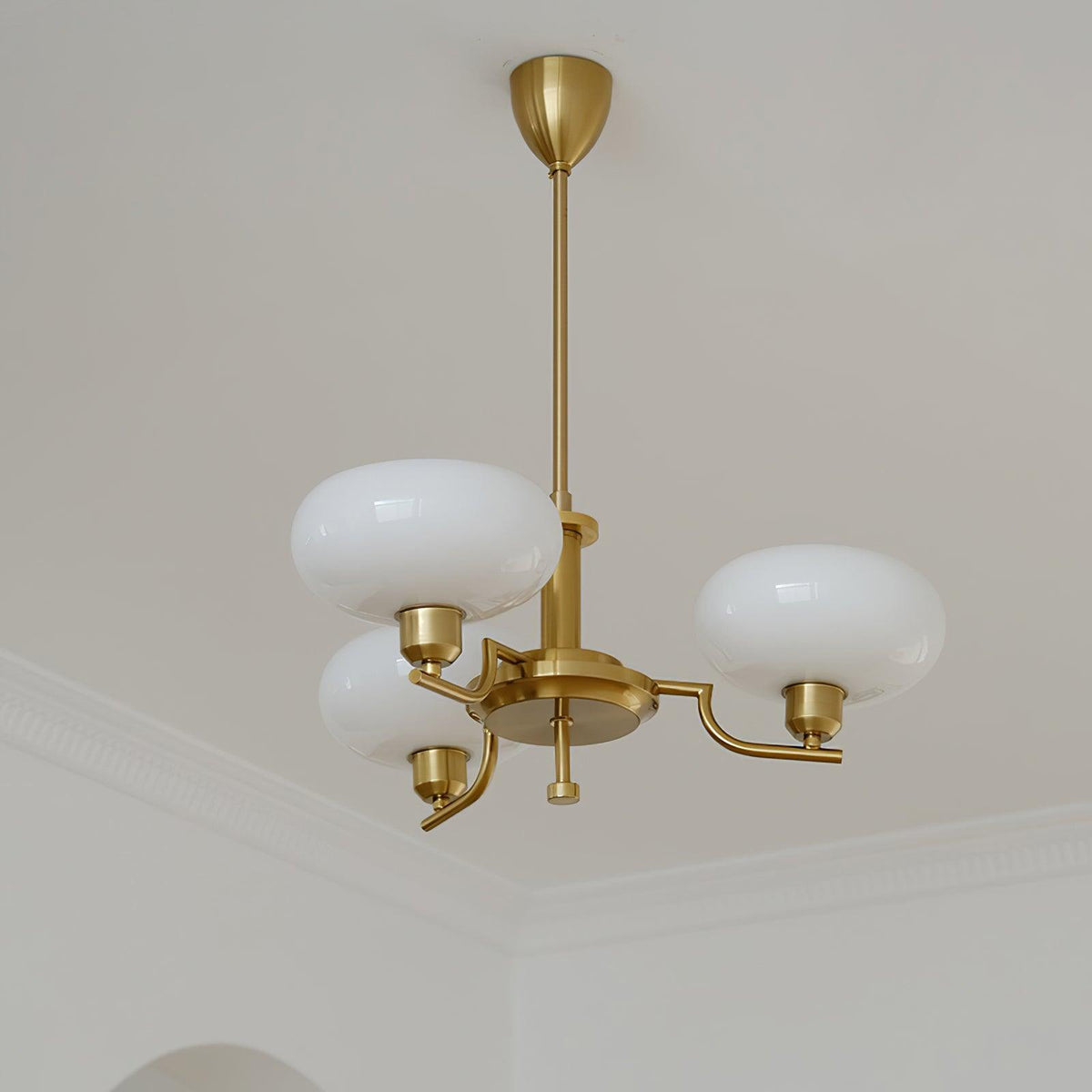 Spherical Glass Hanging Light Fixture 12 Inch Diameter Over Island Counter Contemporary Ceiling Lamp Clear Shade Kitchen Dining Entryway | Thomler