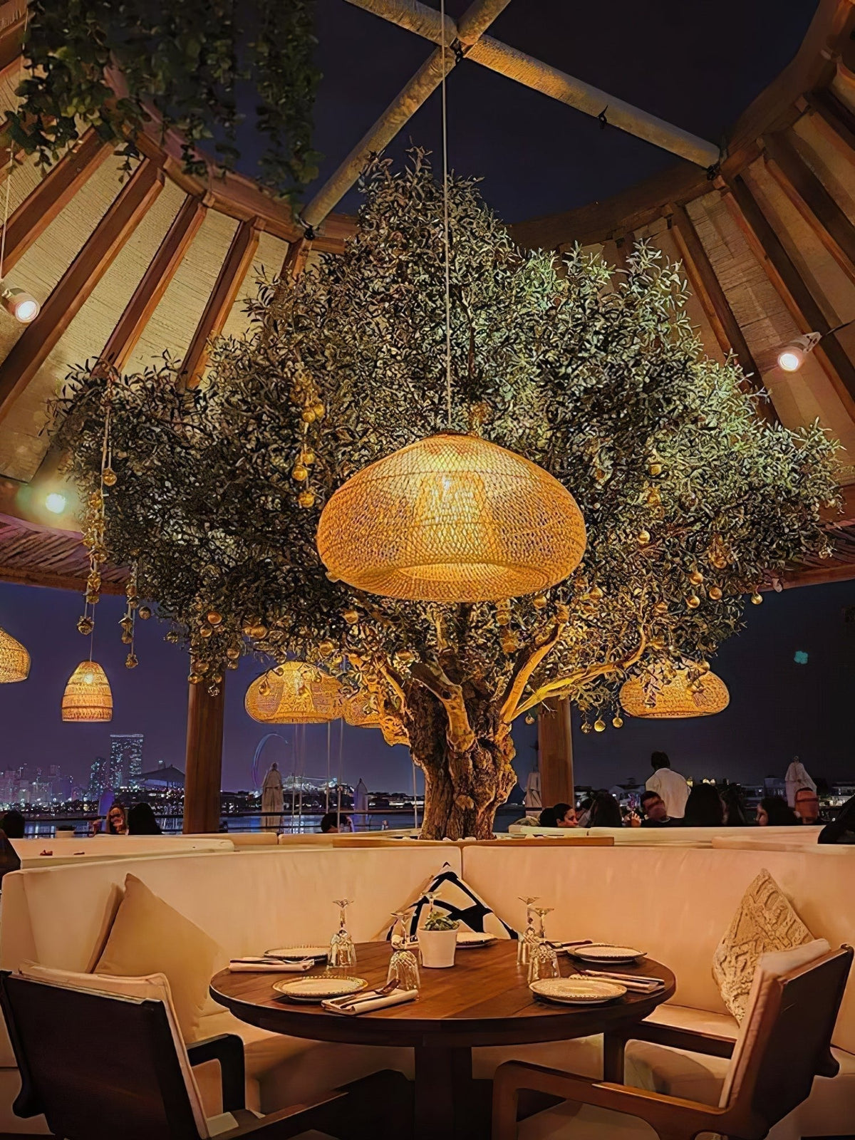 Handwoven Rattan Ceiling Light Fixture for Dining Room and Kitchen Island Over Table Adjustable Drop Natural Fiber Pendant Shade Wood Metal