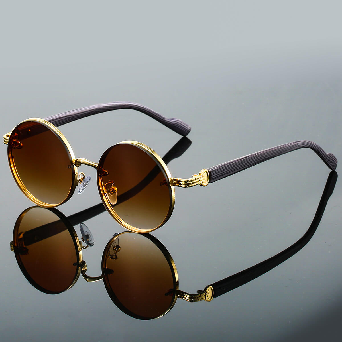 Circle Frame Sunglasses with UV400 Protection for Women & Men – Vintage Style Eyewear for Outdoor Fashion | Thomler