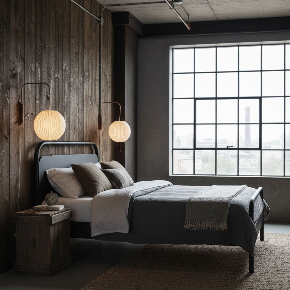 Draaibare bolwandlamp met verstelbaar snoer 40 cm in walnoot chroom afwerking plug-in led-wandlamp voor slaapkamer kantoor woonkamer