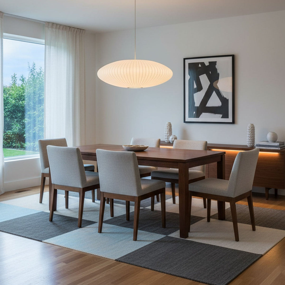 Stalen draadgaas plafondlamp 20 inch wit voor kookeiland eetkamer moderne hanglamp verstelbaar snoer E26 fitting