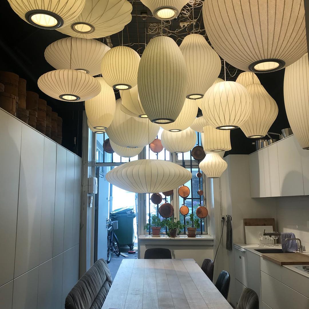 Stalen draadgaas plafondlamp 20 inch wit voor kookeiland eetkamer moderne hanglamp verstelbaar snoer E26 fitting