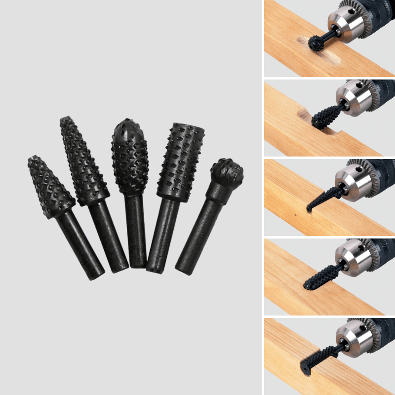 Rotationsschneider-Set zum präzisen Gravieren von Holz und Metall
