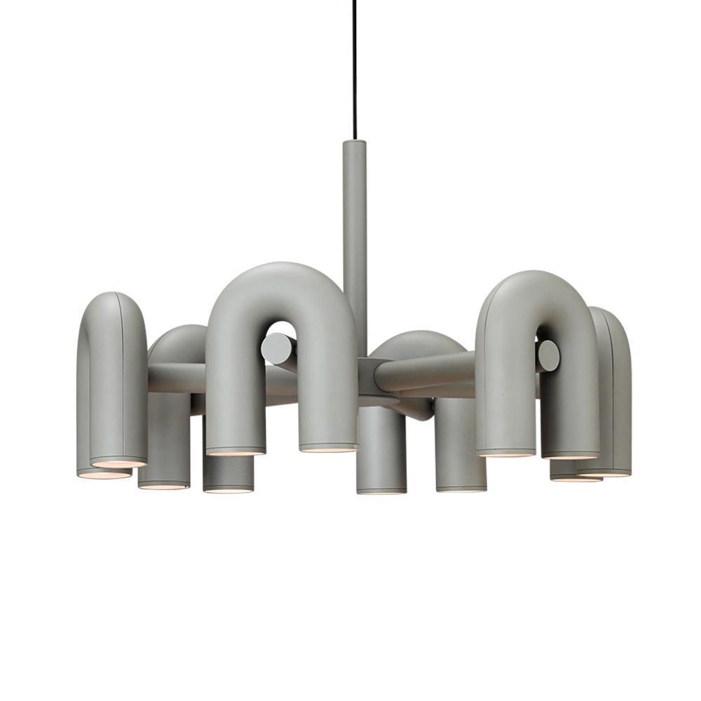 Contemporary Adjustable Multi-Head Ceiling Light Fixture with Rotating Arms for Dining Room Bedroom Living Space 40-Inch Modular Suspended L | Thomler