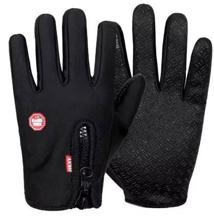 Fleece-Lined All-Weather Gloves with Touchscreen Fingertips for Winter Outdoor Sports | Thomler