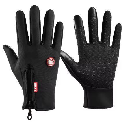 Fleece-Lined All-Weather Gloves with Touchscreen Fingertips for Winter Outdoor Sports | Thomler