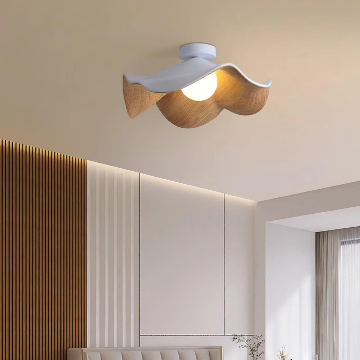 Verstelbare hanglamp met kap van metaal en hars voor woonkamer, slaapkamer, eetkamer | Moderne plafondlamp | 150 cm ophanging | Thomler