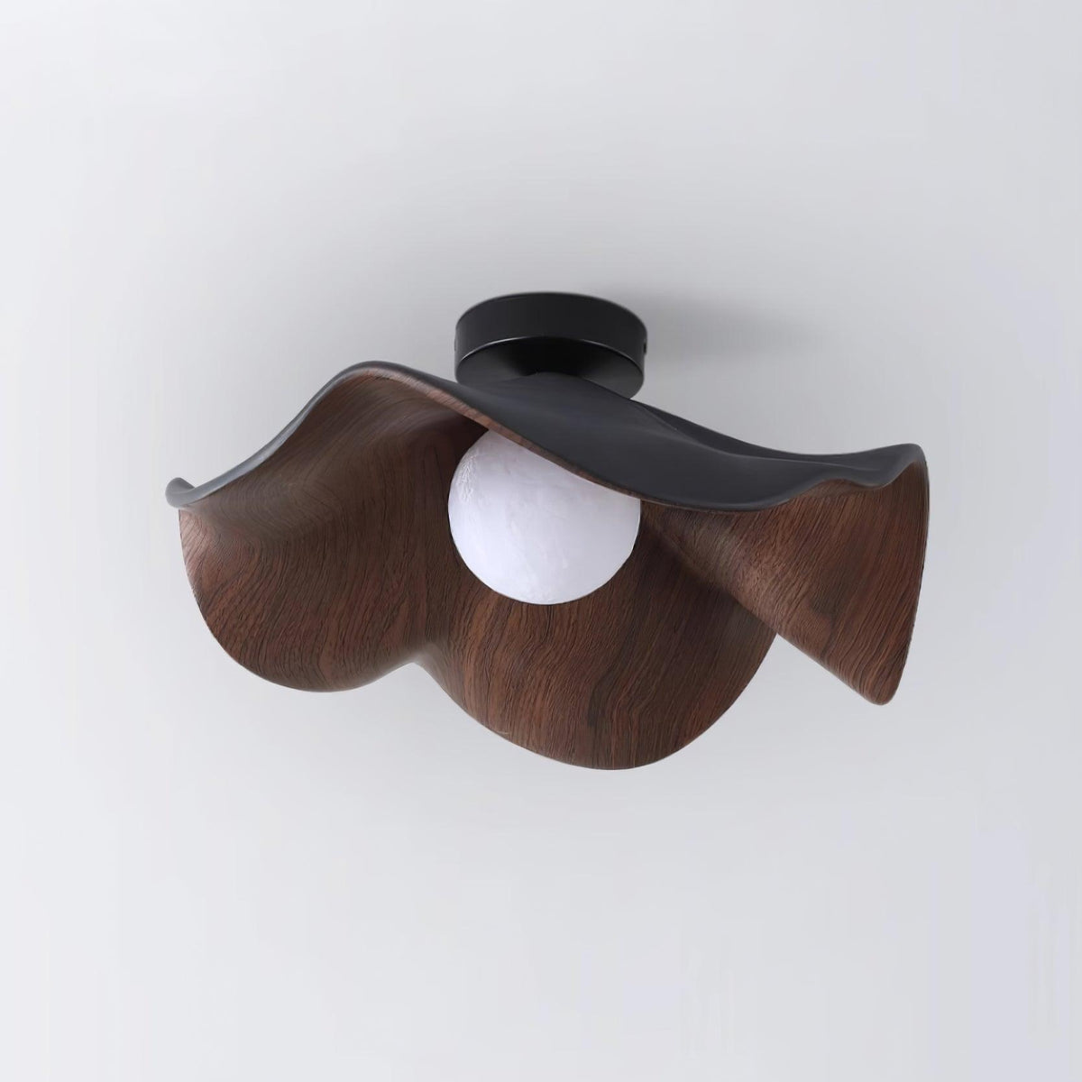 Verstelbare hanglamp met kap van metaal en hars voor woonkamer, slaapkamer, eetkamer | Moderne plafondlamp | 150 cm ophanging | Thomler
