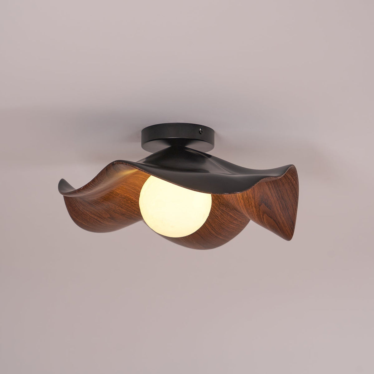 Verstelbare hanglamp met kap van metaal en hars voor woonkamer, slaapkamer, eetkamer | Moderne plafondlamp | 150 cm ophanging | Thomler
