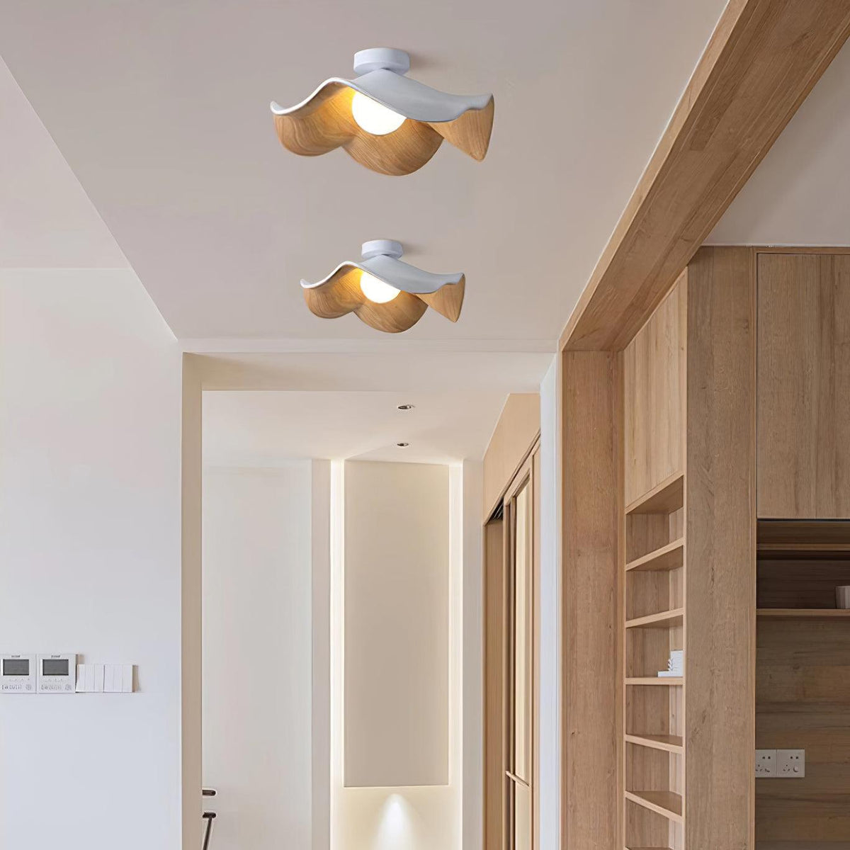 Verstelbare hanglamp met kap van metaal en hars voor woonkamer, slaapkamer, eetkamer | Moderne plafondlamp | 150 cm ophanging | Thomler