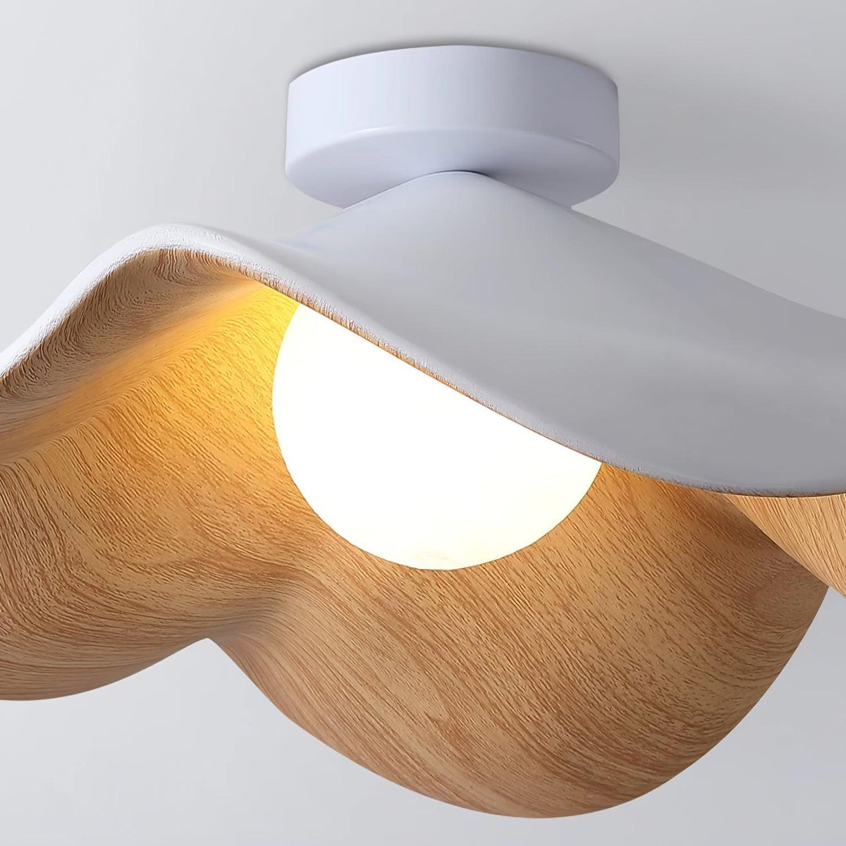 Verstelbare hanglamp met kap van metaal en hars voor woonkamer, slaapkamer, eetkamer | Moderne plafondlamp | 150 cm ophanging | Thomler
