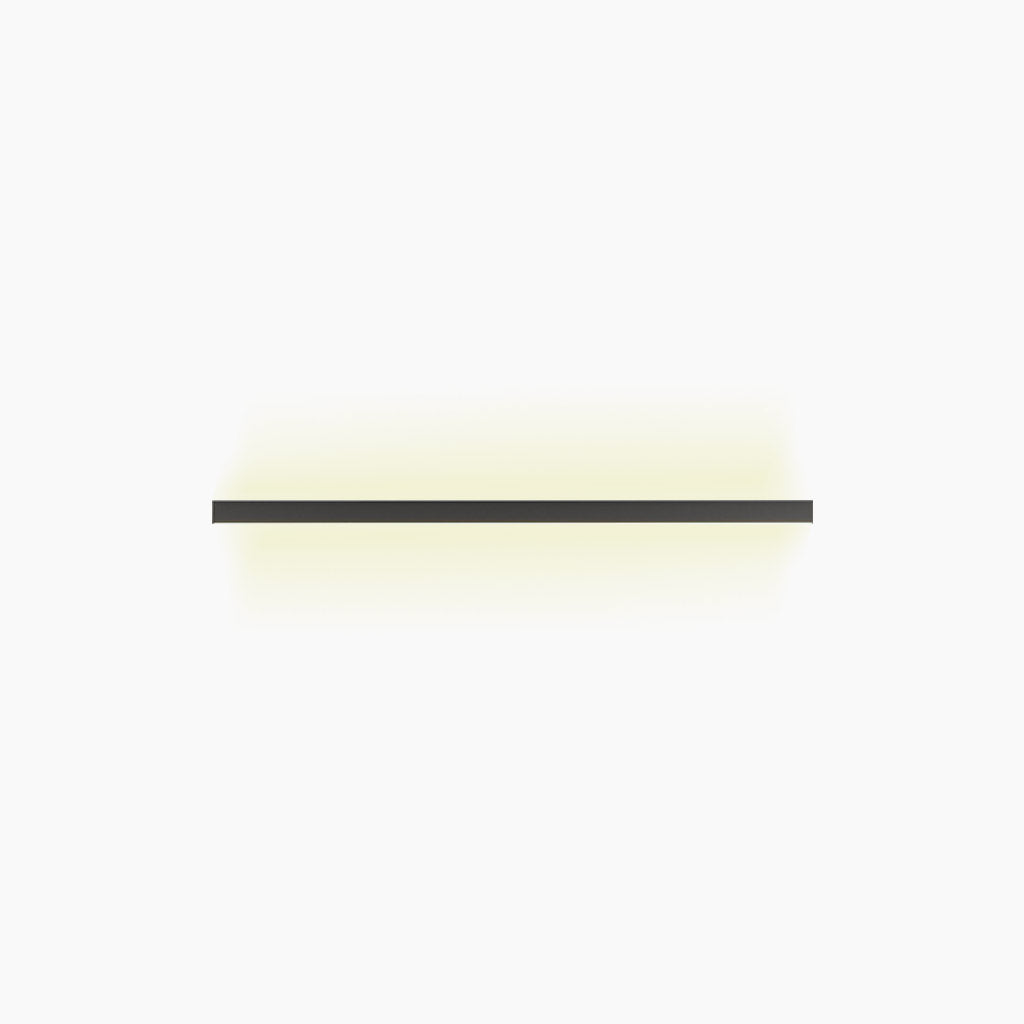 LED Flush Mount Ceiling Light Bar Iron 24 Inch Linear Strip Fixture Black White for Living Room Bedroom Hallway Kitchen Office Contemporary | Thomler