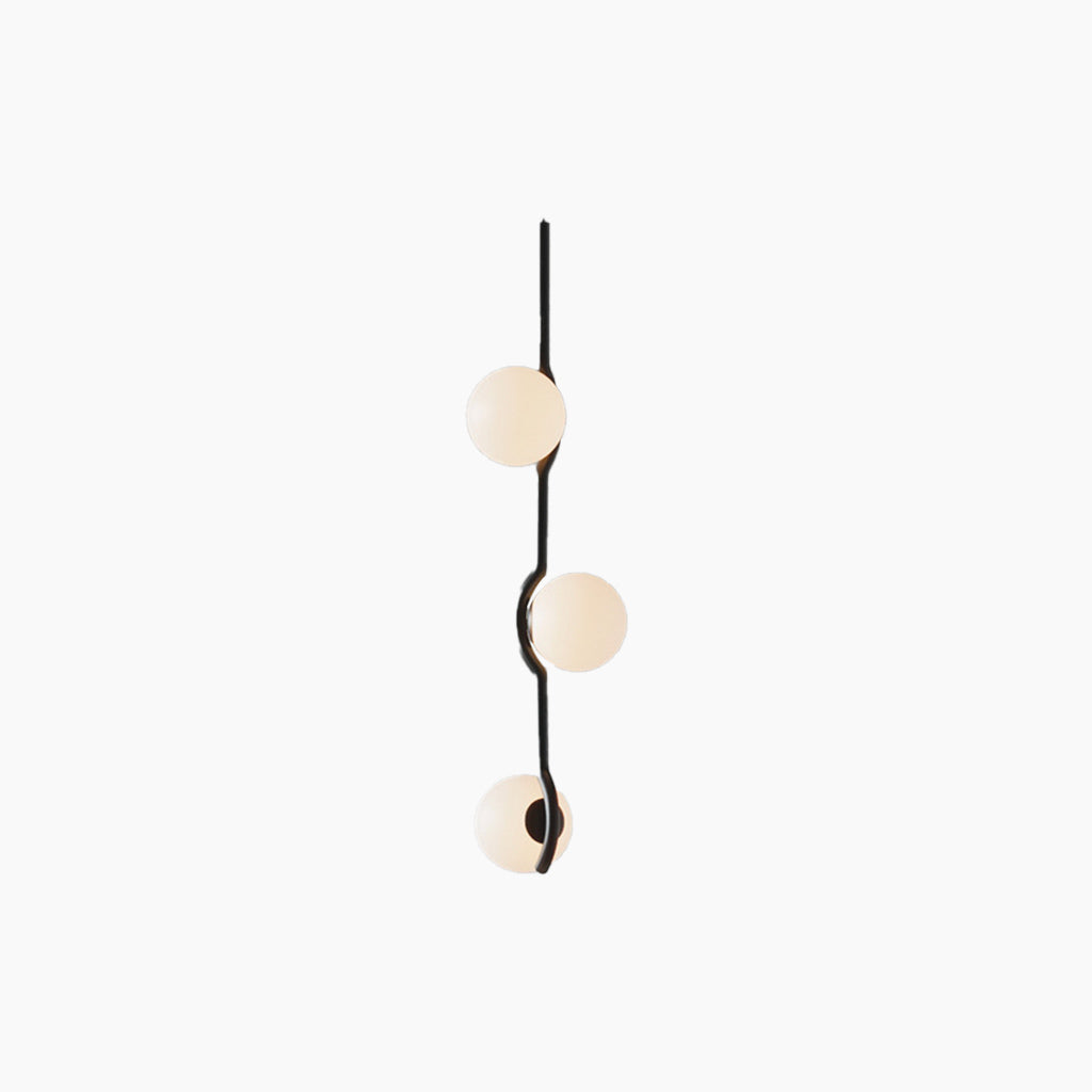 Multi-Globe Hanging Fixture with Adjustable LED Lighting for Dining Areas, Bedrooms & Entryways – Metal Frame with Glass Spheres in Black or | Thomler