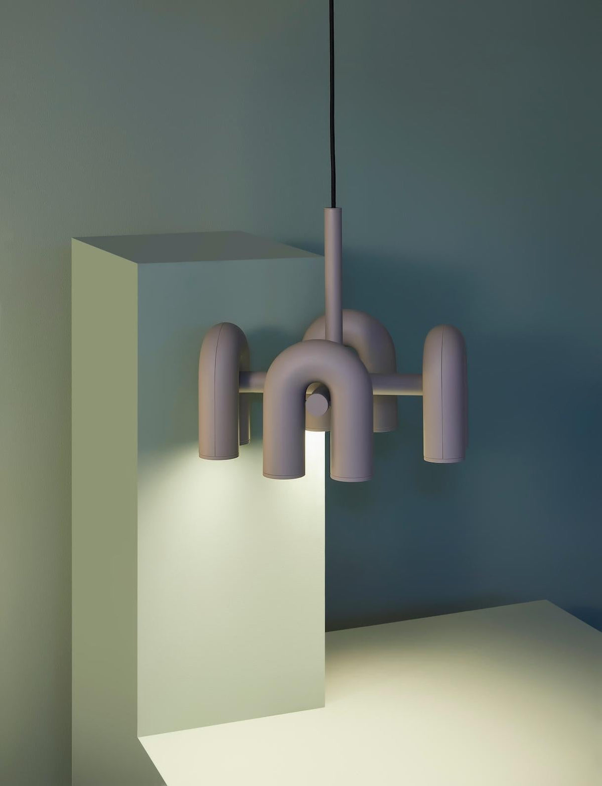 Contemporary Adjustable Multi-Head Ceiling Light Fixture with Rotating Arms for Dining Room Bedroom Living Space 40-Inch Modular Suspended L | Thomler
