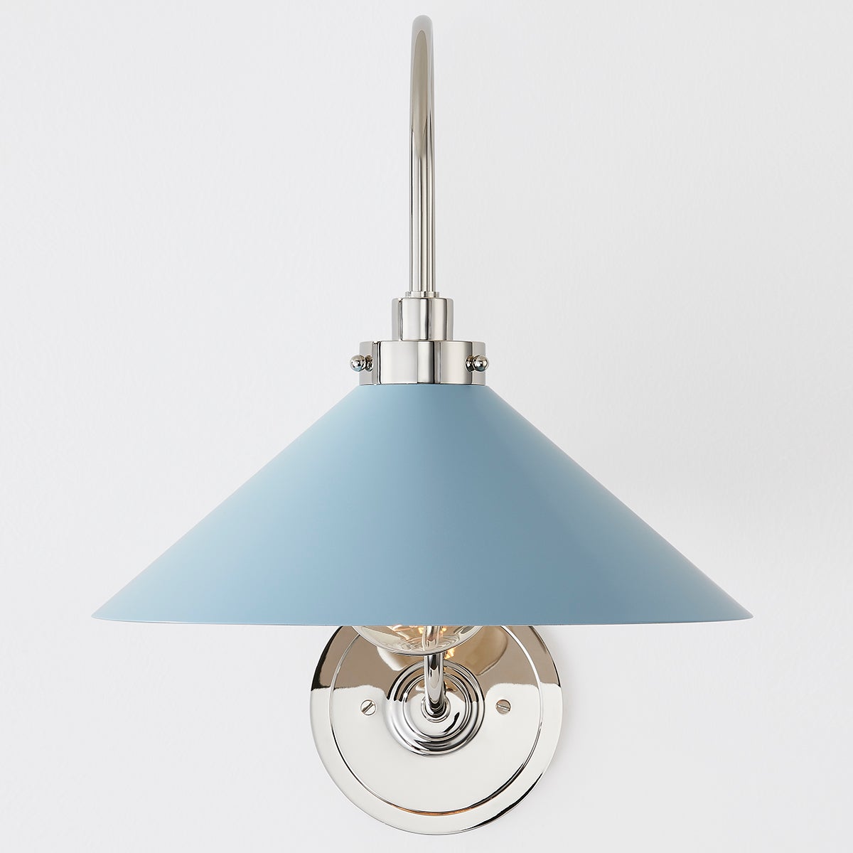 Hardwired Metal Wall Sconce with Downward Cone Shade E26 E27 Socket for Hallway Bedroom Living Room Indoor Lighting Fixture | Thomler