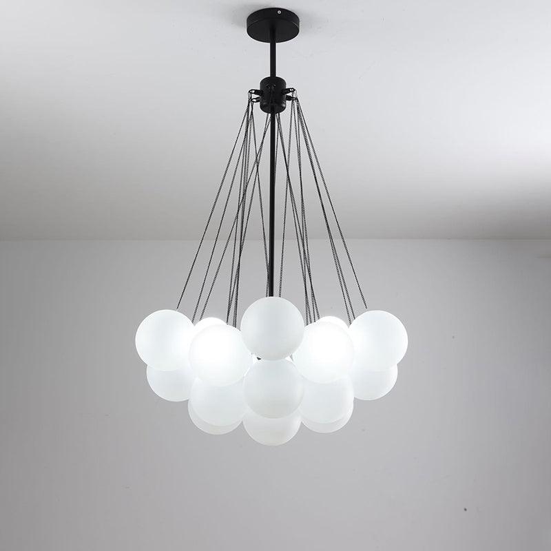 Bubble Pendant Light Multi-Globe Adjustable Ceiling Fixture Gold Black Chrome for Dining Room Living Room Foyer 19-73 Lights