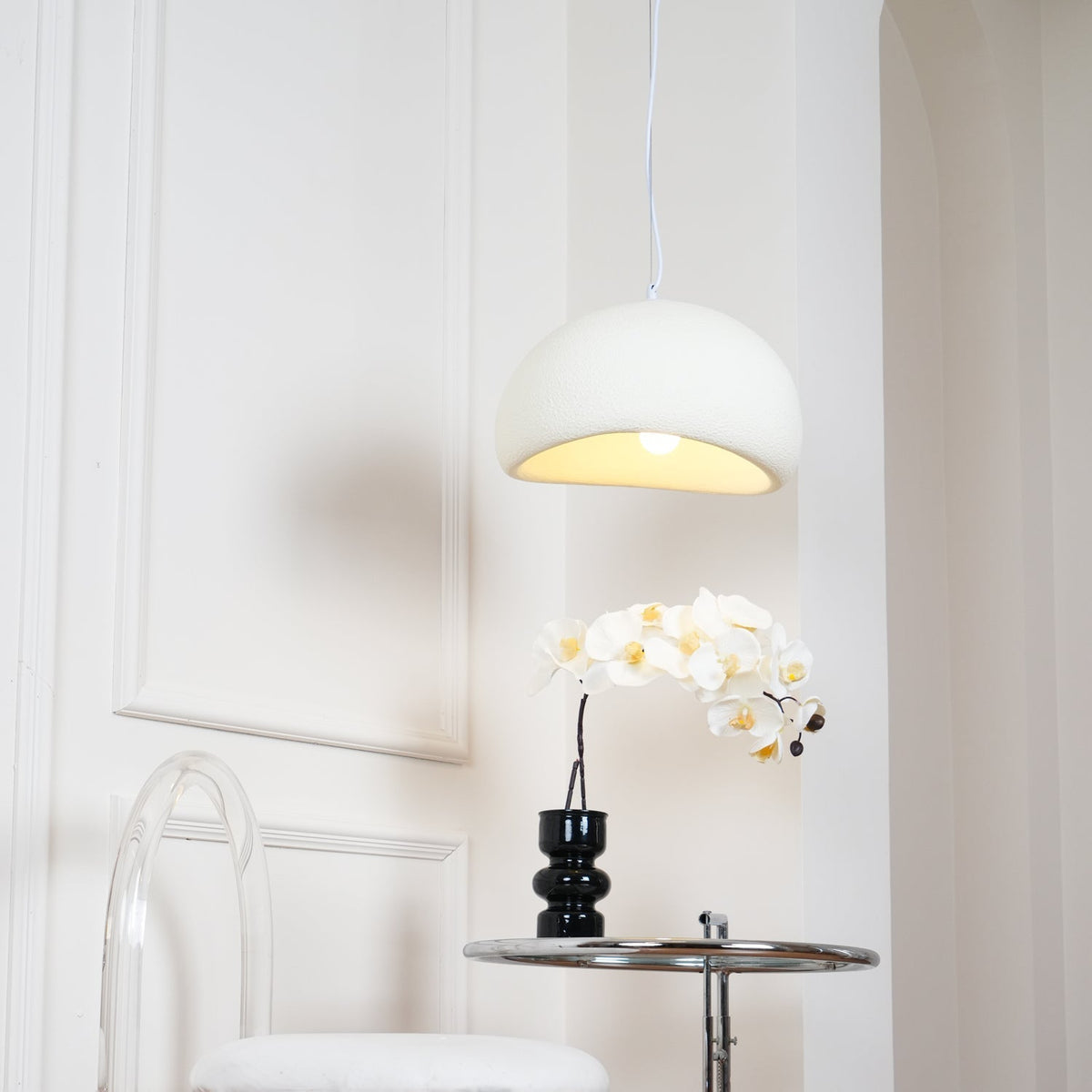 Cloud Pendant Lamp Dimmable LED Overhead Fixture Dining Room Bedroom Living Room Nursery Den Soft Glow Suspended Lighting E26 Bulb Base 12-4