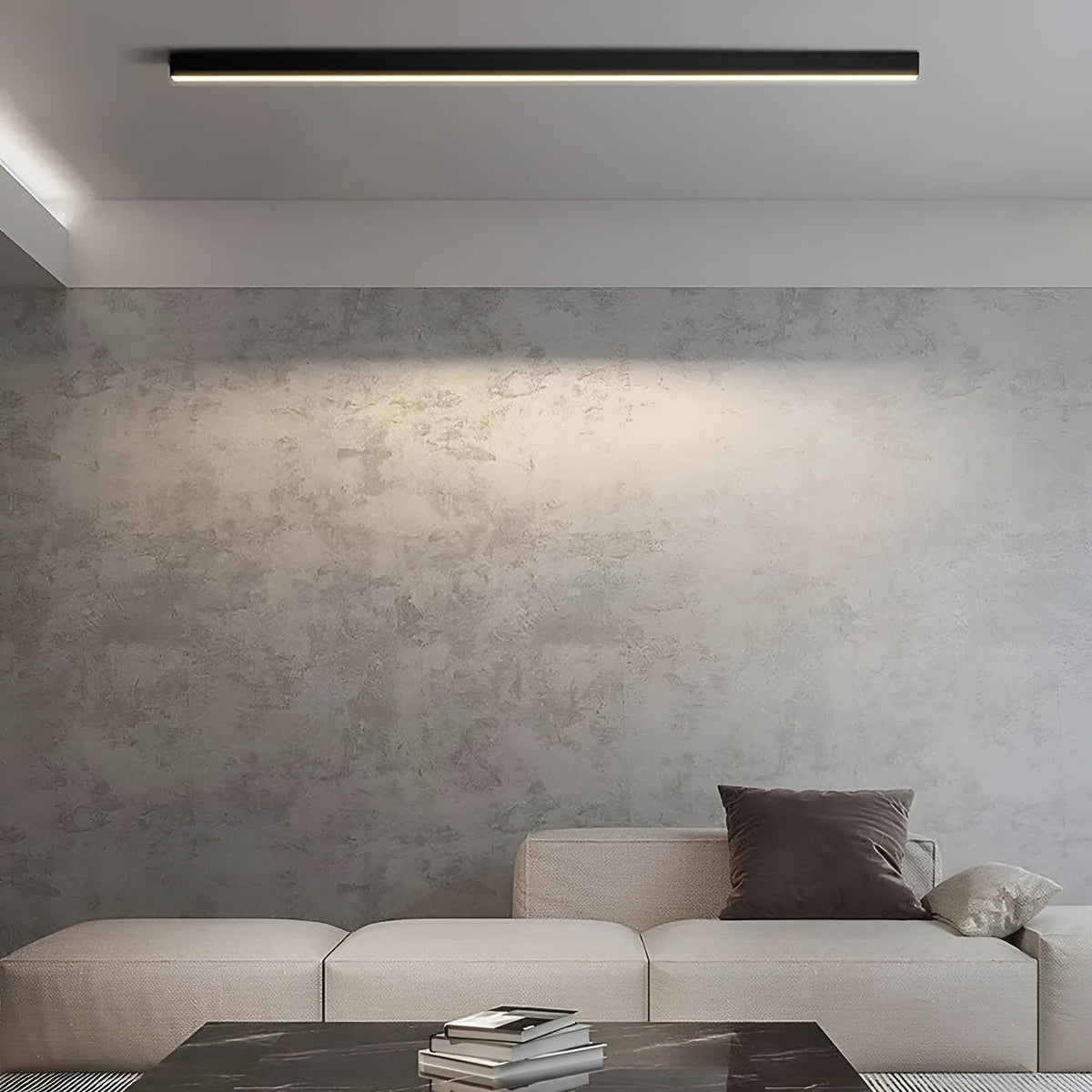 Modern Slim LED Ceiling Light – Ultra-Thin Flush Mount Fixture for Living Room, Bedroom & Dining Room