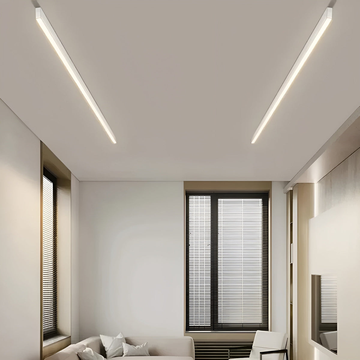 Modern Slim LED Ceiling Light – Ultra-Thin Flush Mount Fixture for Living Room, Bedroom & Dining Room