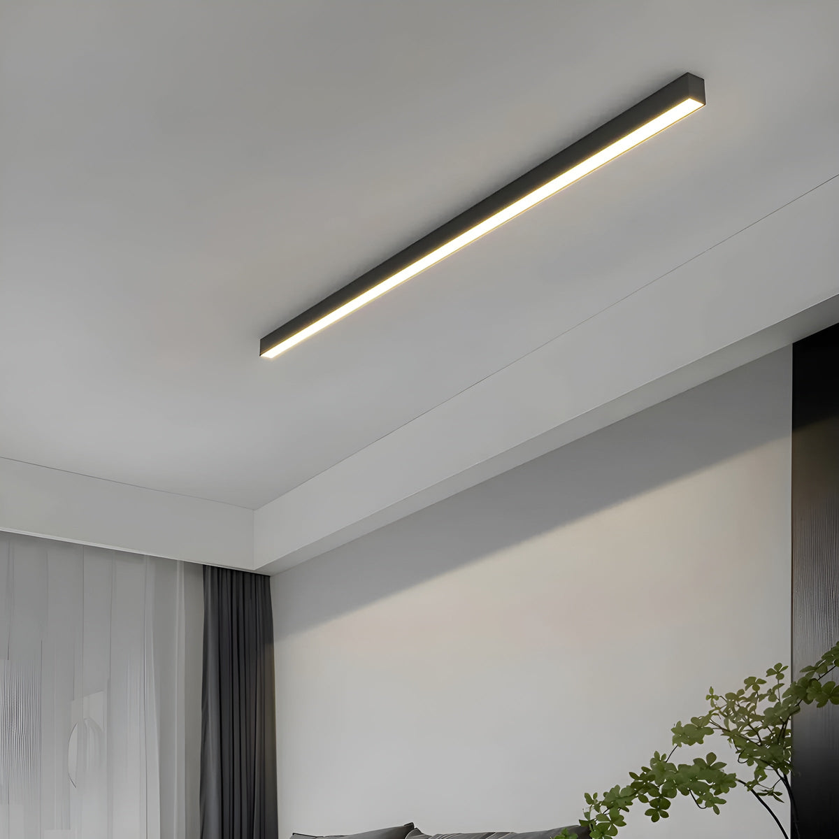 Modern Slim LED Ceiling Light – Ultra-Thin Flush Mount Fixture for Living Room, Bedroom & Dining Room
