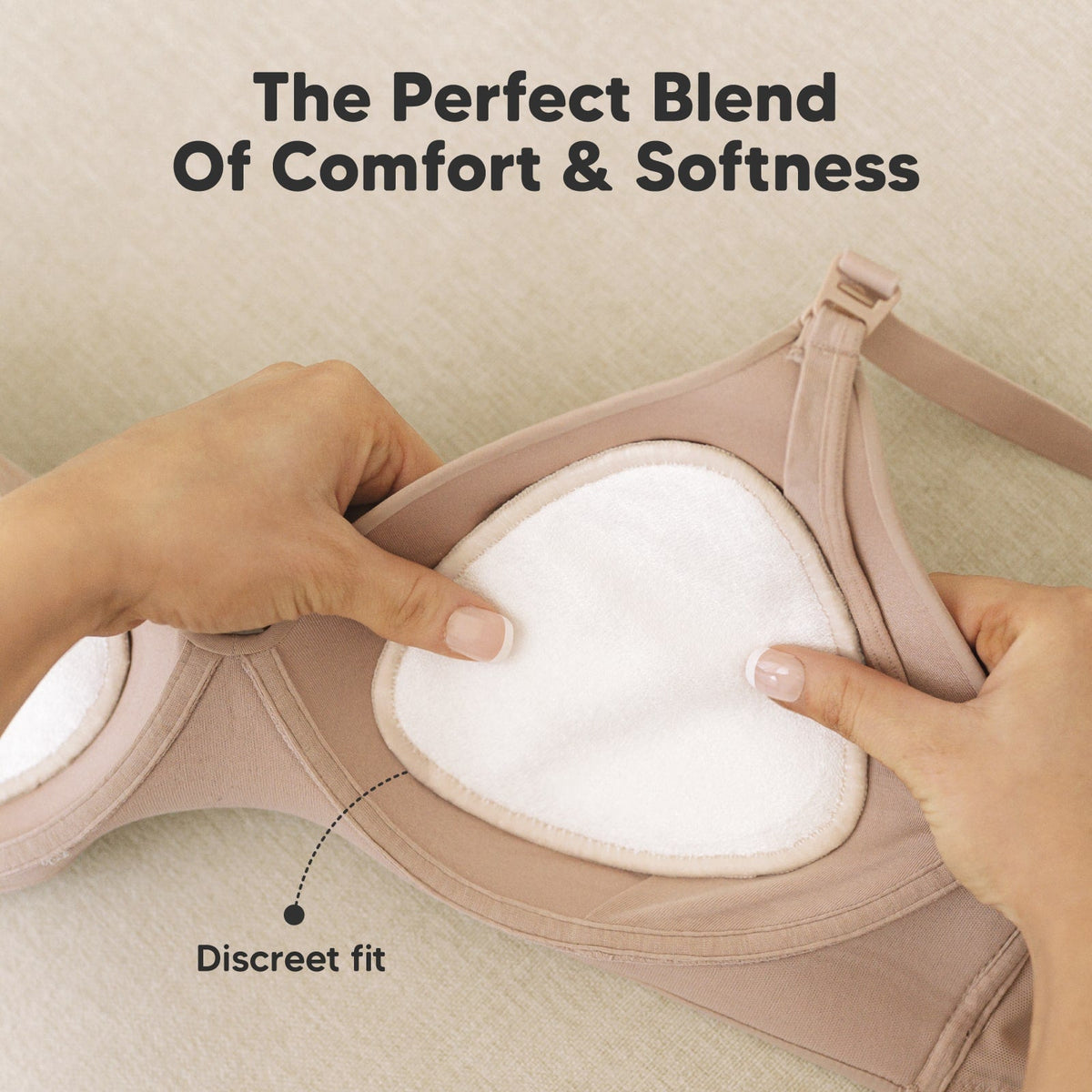 Contoured Nursing Pads (Bare Beige)