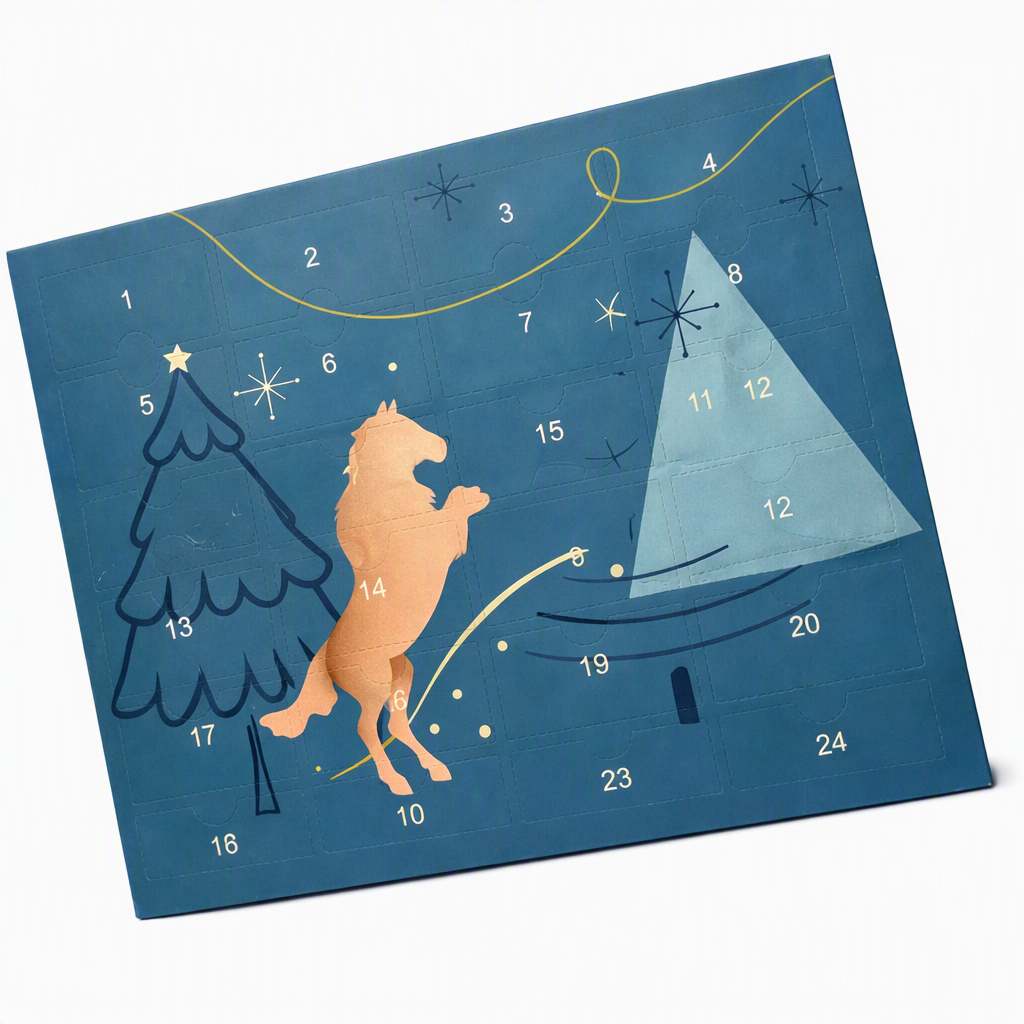 CANTERCHEER – Calendario de Adviento ecuestre para una divertida Navidad en el establo