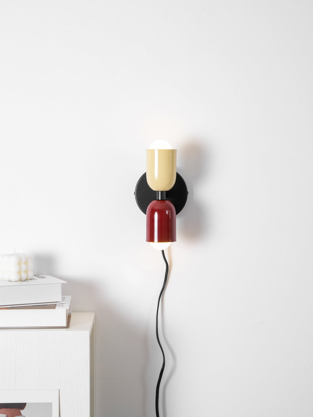 LED-wandlamp metalen schans 10 inch verticaal horizontaal monteerbaar voor slaapkamer, hal, woonkamer, sfeerverlichting voor binnen, op en neer schijnend armatuur, zwart beige