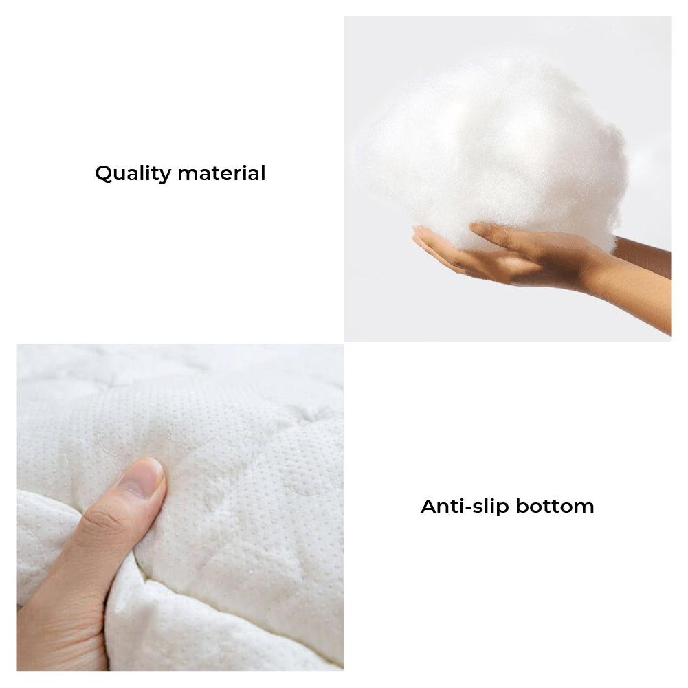Protector acolchado para muebles de mascotas – Funda antideslizante para sofá y suelo | Manta a cuadros lavable para perros