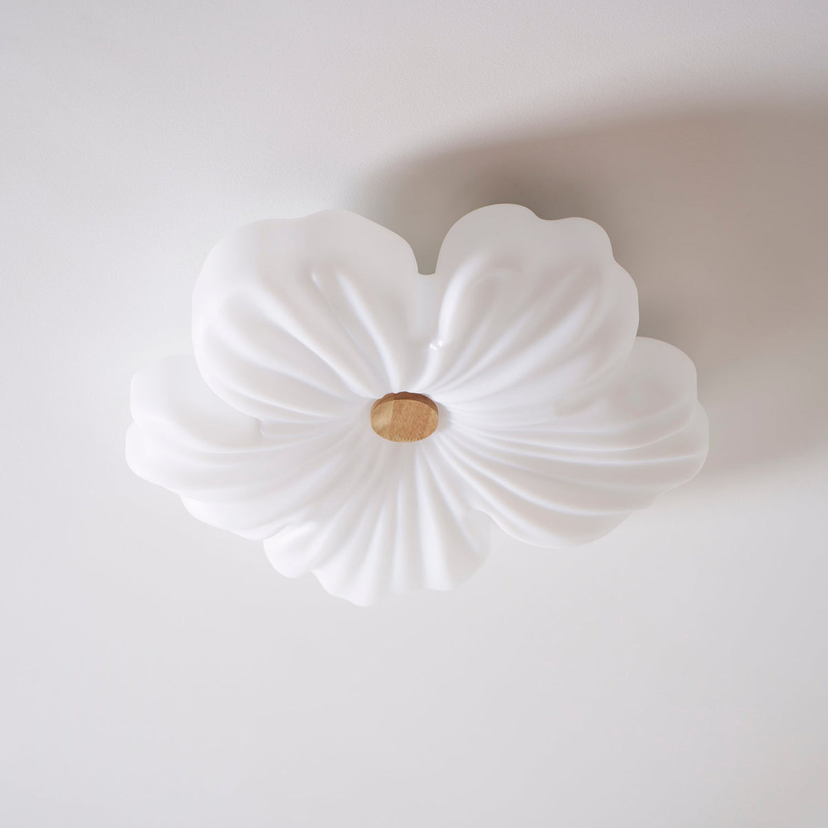 Flush Mount LED Light Fixture White Acrylic 13 Inch Round for Bedroom Living Room Hallway Kitchen Low Profile Modern Overhead Lighting Ceili | Thomler