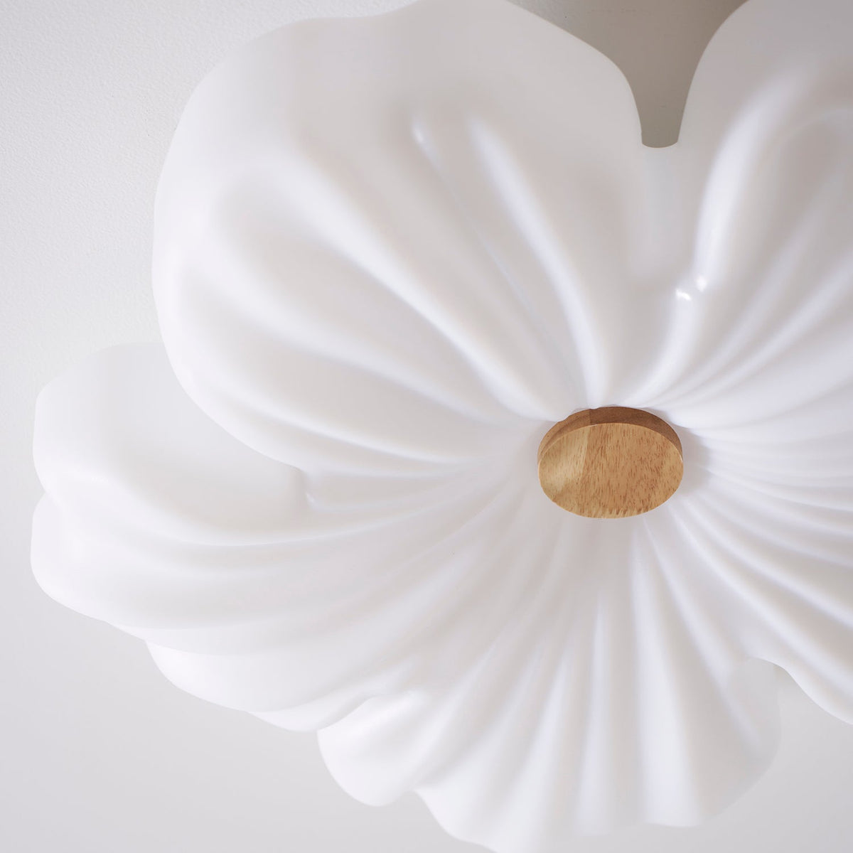 Flush Mount LED Light Fixture White Acrylic 13 Inch Round for Bedroom Living Room Hallway Kitchen Low Profile Modern Overhead Lighting Ceili | Thomler
