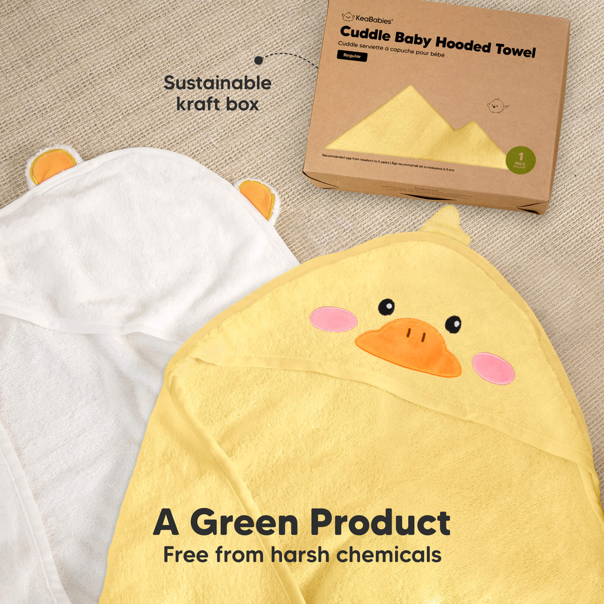 Cuddle Baby Handdoek met Capuchon