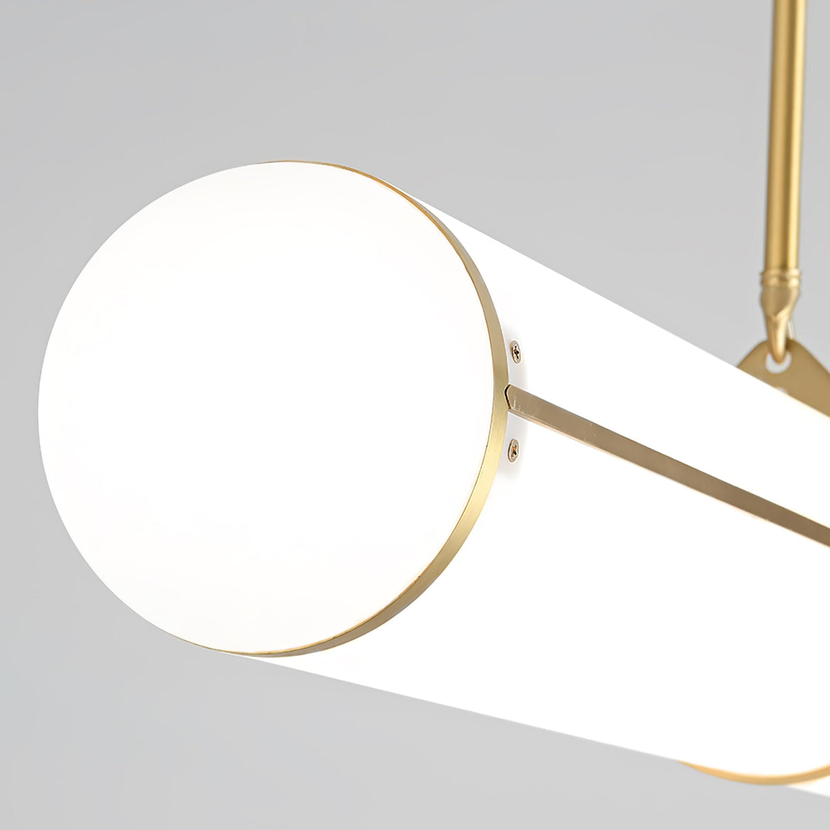 Lámpara LED lineal ajustable de 59 pulgadas, metal y acrílico, tres temperaturas de color para comedor, cocina, sala de estar, interior moderno L | Thomler