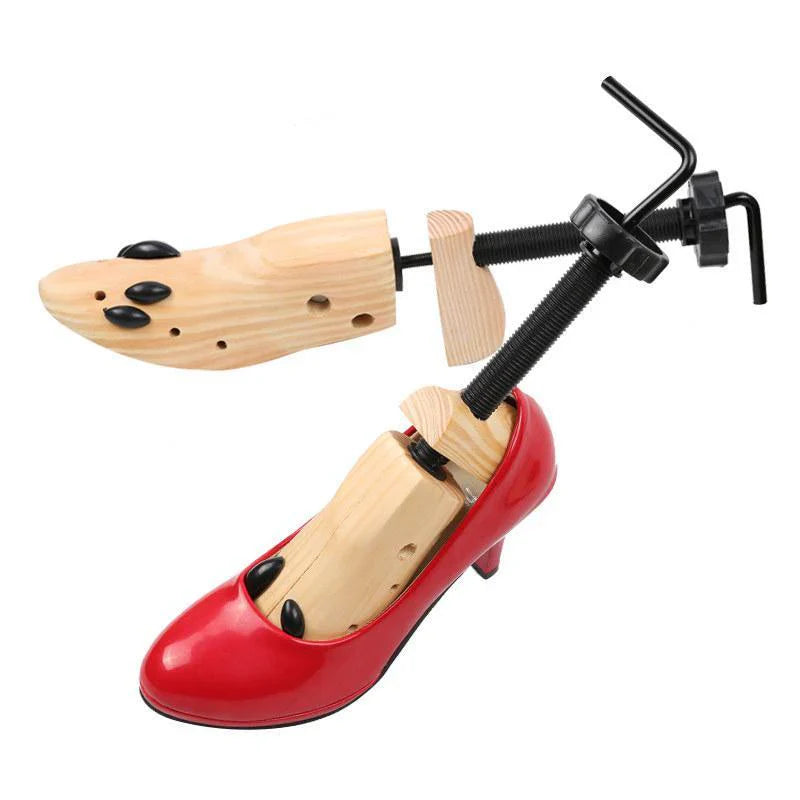 Verstelbare beugels voor massief houten schoenen