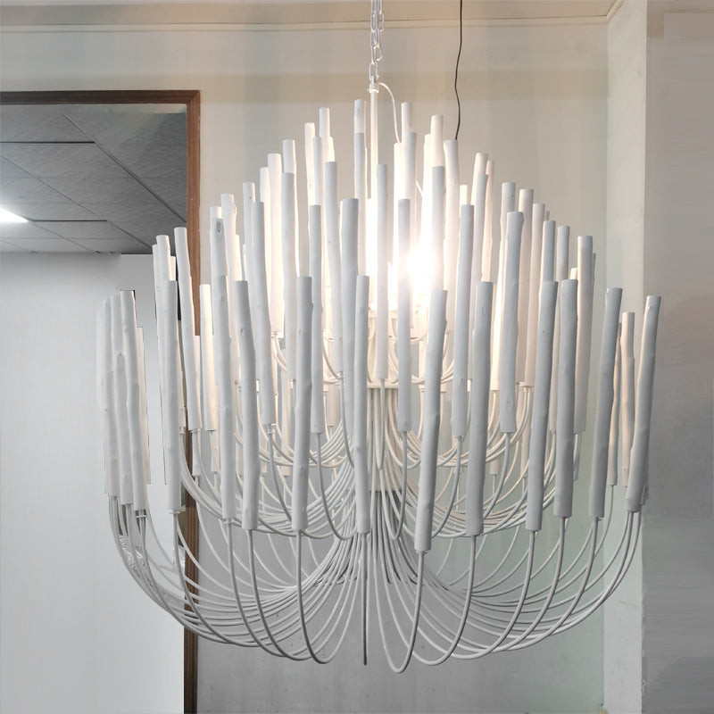Gelaagde Stick Hanglamp Metalen Constructie Verstelbare Hoogte Eetkamer Entree Hal Modern Plafondverlichting Statement P