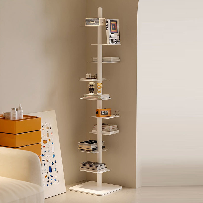 Tower Storage Rack 9-Tier Vertical Shelving Unit for Organizing Books Files Office Supplies Multicolor Steel Frame 68.5 in Tall 15.75 in Wid | Thomler