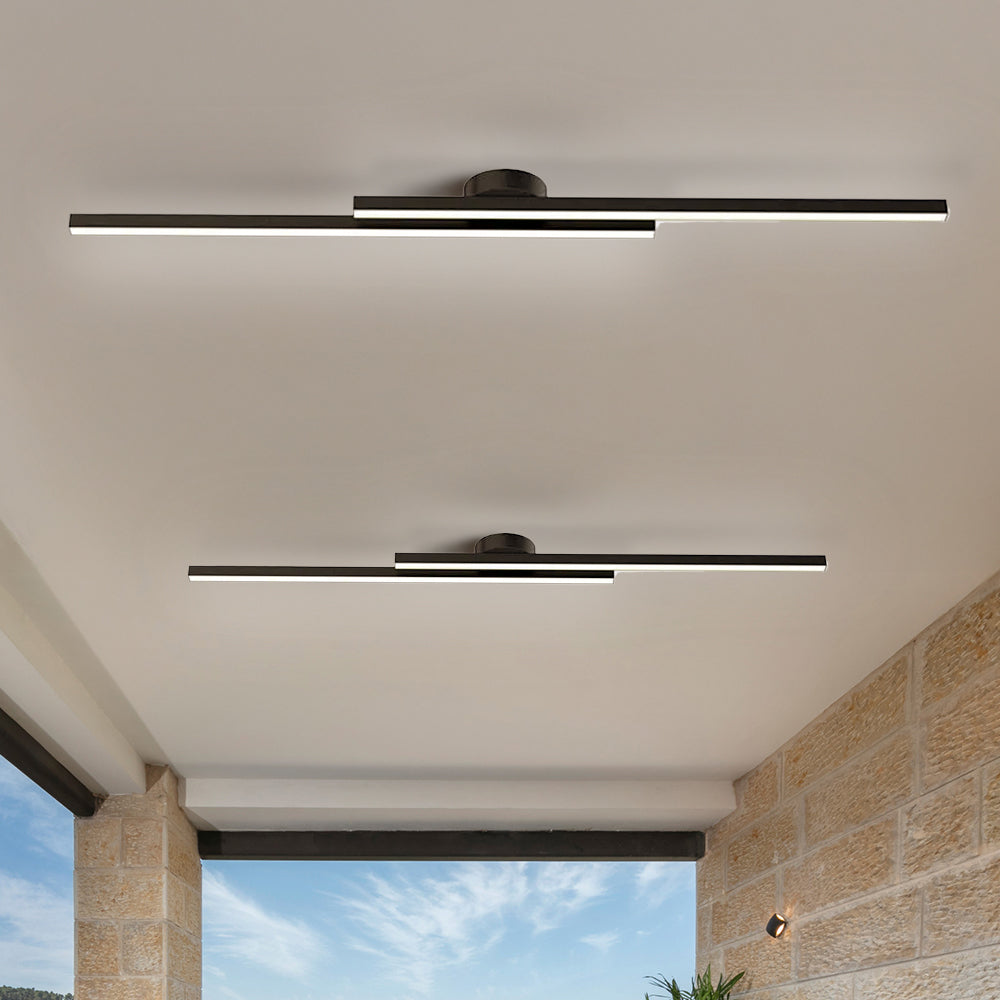 LED-Deckenleuchte zur Unterputzmontage – Flache, runde Scheibe, 21 cm, für Schlafzimmer, Flur, Eingangsbereich – Moderne Deckenleuchte aus Aluminium und Acryl | Thomler