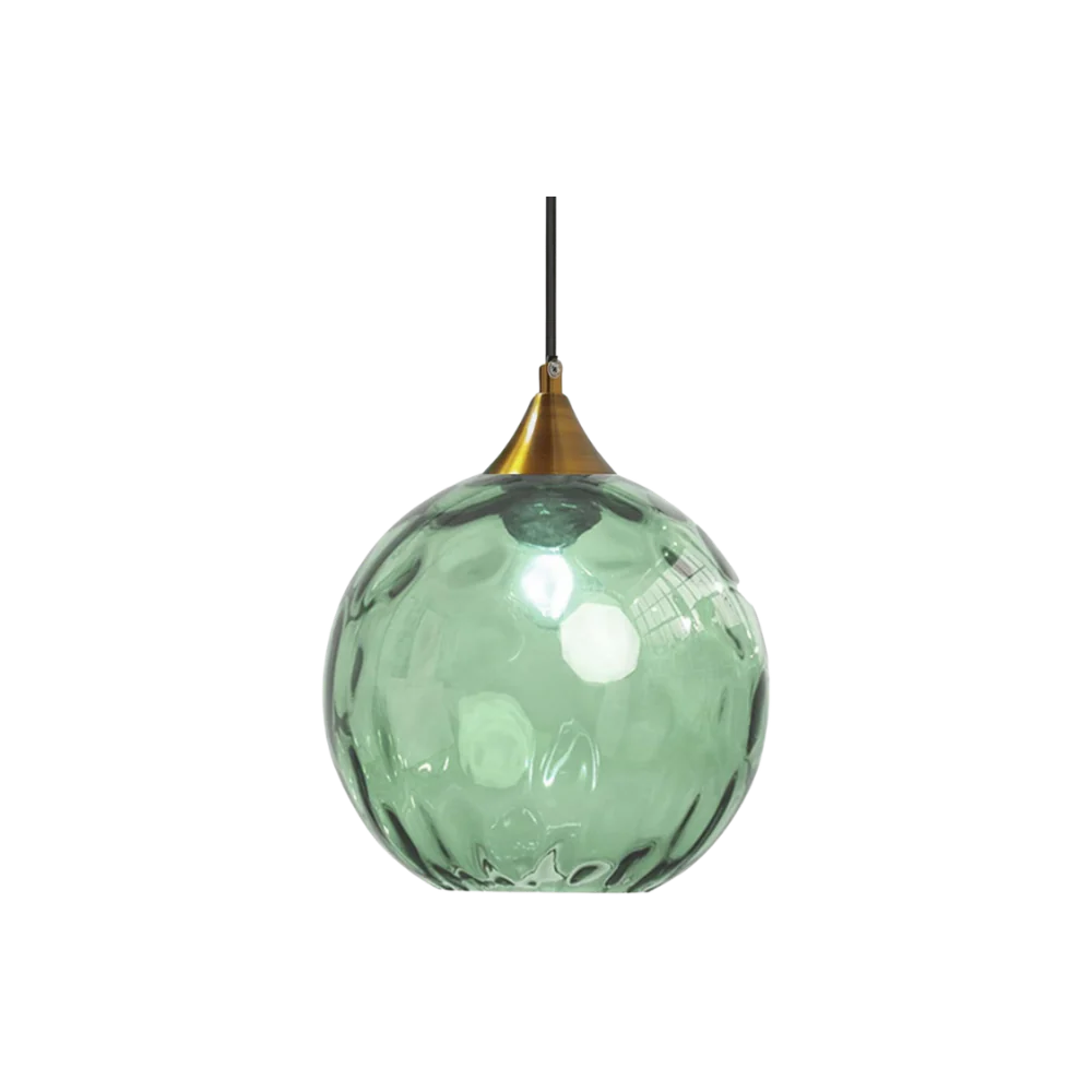 Getextureerde glazen hanglamp 7,9 inch, verlichting voor kookeiland in de eetkamer, in hoogte verstelbare moderne bolvormige pendellamp, minimalistische plafondlamp voor K | Thomler